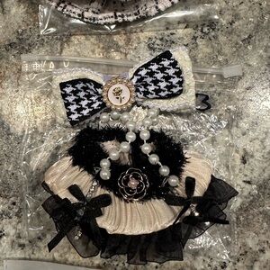 Labubu clothing Chic Black and White Set